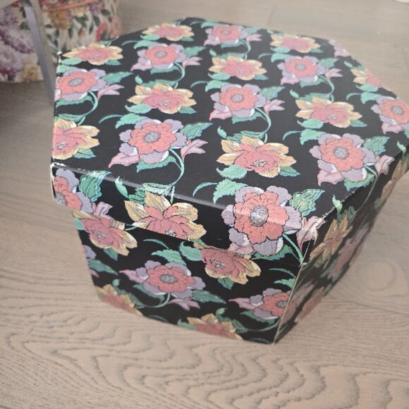 Black Straw Hat with Bow - Picture 3 of 3